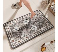 Tapis de Bain de Luxe antidérapant, Extra Doux, ne Peluche Pas, for Une Salle de Bain hygiénique et Propre. Paillasson Lavable en Machine, Absorbant l'eau et à séchage Rapide.(2#,50x80cm/19.7 inx31.5