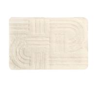 Tapis de Bain Design "Strio" 50x75cm Blanc