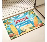 Tapis de Bain Diatomite Antidérapant 70 x 120 cm, été Diatomites Stone Bath Mat, Tapis de Douche Super Absorbant, Séchage Rapide, pour Douche, Baignoire, Salle à Réception, Salon, plage D-2034
