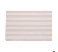 Tapis de bain diatomite séchage rapide 39x60cm STRIO rayé rose - 5five