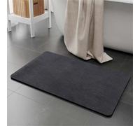 Tapis de Bain Diatomite Séchage Rapide, Grande Tapis de Douche Antidérapant 80x140cm Super Absorbant Bath Mat Doux Microfibre Lavable Rug pour Cuisine, Douche, Baignoire, Décoration WC Classic 3-749