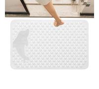 Tapis de bain - Dolphin Pattern Thickened Non Slip Pad, Shower Mat with Suction Cups Massage Brush Machine Washable Rug for Pool Spa Hotel | Gym Shower Area, Sauna Entrance, Water Park Changing