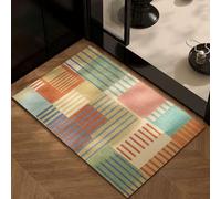 Tapis de bain doux et absorbant,tapis de boue de diatomée à séchage rapide,petits tapises pour sol de douche,baignoire,évier,tapises de salle d'alimentation pour animaux de compagnie Kicthen(50x80cm)