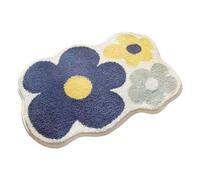 Tapis de bain doux lavable en machine | Brosse de sol antidérapante élégante et douce pour salle de sport, hôpital, dortoir, décoration de chambre