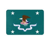 Tapis De Bain Drapeau des États-Unis Procureur Général Adjoint Lavable Tapis De Sol Antidérapant Paillasson D'Entree pour Jardin Maison Couloir 60X40Cm