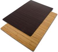 Tapis de bain en bambou | Emma | Marron foncé