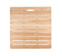 Tapis De Bain en Bois, Caillebotis Salle De Bain, Tapis De Spa De Luxe, Tapis De Bain en Bois Massif Naturel, pour Douche Intérieure, Spa, Maison Ou Extérieur(80 * 110cm/31.5 * 43.3in)