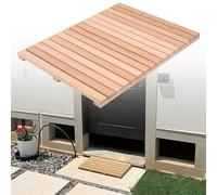 Tapis de Bain en Bois, Tapis de Douche d'extérieur - Tapis de Bain en Bois Massif avec Pieds antidérapants, Tapis de Sol de Salle de Bain Robuste et Naturel, Coussin de Pieds en Lattes Home