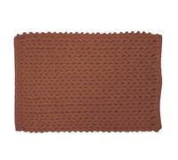 Tapis de Bain en Chenille "Ariel" 50x80cm Terracotta