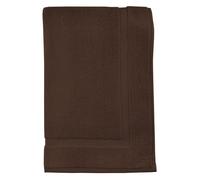 Tapis de bain en coton 800 gr/m2 50x80 cm LAGUNE brun, par Soleil d'ocre