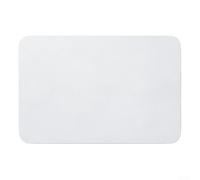 Tapis de bain en diatomite absorbant l'eau avec base antidérapante pour une expérience sûre après la douche 60 x 40 cm (blanc)