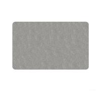 Tapis de bain en diatomite antidérapant à absorption rapide, séchage rapide, antidérapant, pour porte de douche, cuisine, beige, 30 x 80 cm