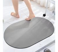 Tapis de Bain en Pierre de diatomite antidérapant antidérapant Anti moisissure en Caoutchouc à séchage Rapide Tapis de Bain Couleur Unie Tapis de Bain diatomées Tapis de Sol Lavable Tapis Absorbant