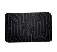 Tapis de Bain en Pierre de diatomite, Tapis Bain sèche Absorbant 24 x 35 Pouces, Douche sans Glissement pour Cuisine Salle