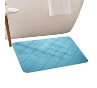 Tapis de bain en pierre de diatomite - Tapis de bain en diatomite | Tapis de terre de diatomée, absorption de l'eau, séchage rapide, antidérapant, anti-chute, lavable, tapis géométrique pour toilettes