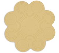 Jollein Tapis de bain enfant Sun - Honey - tapis antidérapant - maintien sûr pour bébés et tout-petits - tapis antidérapant en silicone souple - 45 × 45 cm
