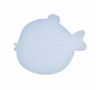 OYOY Petit tapis de bain Finn Bleu glacial
