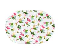 Tapis de bain en terre de diatomées Flamingo, coussinet de pied en boue de diatomée, antidérapant, super absorbant, séchage rapide, tapis de sol de salle de bain naturel facile à nettoyer-caoutchouc