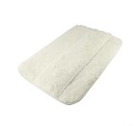 Tapis de bain épais et doux conçu pour absorber rapidement l'humidité tout en glissant dans la salle de bain (beige)