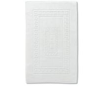 Tapis de Bain éponge 45 X 60 cm Torino Tapis de Salle de Bain Absorbant en Coton, Tapis de Salle de Bain sans antidérapant - Bianco