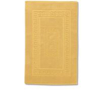 Tapis de Bain éponge 60 x 120 cm Torino Tapis de Salle de Bain Absorbant en Coton, Tapis de Salle de Bain sans antidérapant - Giallo