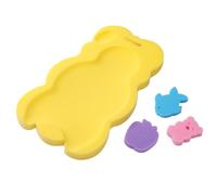 Tapis de bain éponge, tapis de fête prénatale, coussin de réservoir de salle de bain pour bébé, doux et antidérapant, soutien pour les bébés, filles et garçons qui s'occupent des accessoires de bain à