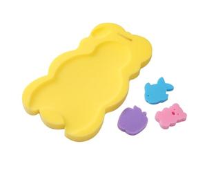 Tapis de bain éponge, tapis de fête prénatale, coussin de réservoir de salle de bain pour bébé, doux et antidérapant, soutien pour les bébés, filles et garçons qui s'occupent des accessoires de bain à