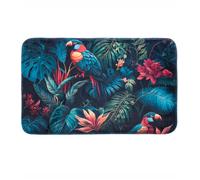 Tapis de Bain Exotique 70 x 110 cm, de Haute qualité, très Doux, sèche Rapidement, Lavable, antidérapant