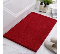Tapis de bain extra doux en poils longs et moelleux, ne perd pas ses poils, for une salle de bain hygiénique et propre. Tapis de bain antidérapant extra doux for le sol de la salle de bain(2#,60x90cm/
