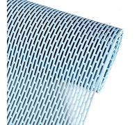 Tapis de bain extra long, antidérapant, anti-moisissure, lavable, pour une utilisation en intérieur, drainage, extérieur, tapis d'entrée en caoutchouc multi-usage (90 x 120 cm, bleu ciel)