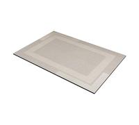 Tapis de bain fin et glissant, avec envers en caoutchouc, pour dessous de porte, super absorbant et lavable, facile d'entretien, gris, 45 x 75 x 0,5 cm