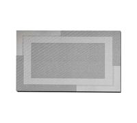 Tapis de bain fin et glissant avec envers en caoutchouc pour dessous de porte, super absorbant et lavable, facile d'entretien, gris, 40,6 x 61 cm, Szq751 (gris, 40 x 60 cm)