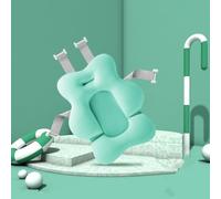 Tapis de Bain Flottant pour Bébé Nouveau-né Coussin de Baignoire Antidérapant Support Siège de Bain Confortable Oreiller de Bain Hamac de Douche Réglable pour Nourrisson 0-12 Mois Cadeau de Baptême
