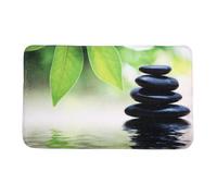 Sanilo Tapis de Salle de Bain Harmonie 70 x 110 cm, Tapis de Douche, Absorbant, Antidérapant, Très Doux, Sèche Rapidement, Lavable