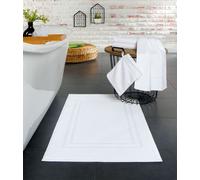 Tapis de bain haut-bas double bordure 800 grammes 50 x 75 cm