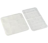 Tapis de bain Homecraft Soft-Feel, tapis confortable et sûr, utile pour les personnes âgées ou les enfants, parents, personnes handicapées ; blanc, grand, long, tapis antidérapant à ventouses.