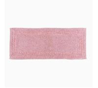 HOMESCAPES Tapis de Bain Long en Coton 40x100 cm, Rose Poudré