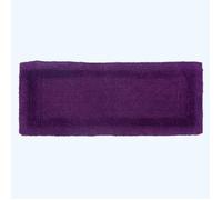 HOMESCAPES Grand Tapis de Bain de Luxe 1600 g/m² Extra Doux 100% Coton réversible, antidérapant, Lavable, Super Absorbant, séchage Rapide, 40 x 100 cm, Prune