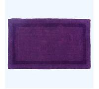 Tapis de bain - HOMESCAPES - Prune - 70 x 120 cm - 100% coton - Ultra doux et absorbant
