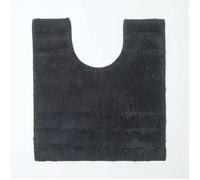 Tapis de bain - HOMESCAPES - SPA Ultra doux & Contour WC - Noir - Absorption extraordinaire - Antidérapant