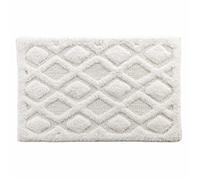 Tapis de Bain Jacquard ""Nemesis"" 50x80cm Blanc