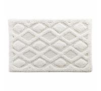 Tapis de Bain Jacquard "Nemesis" 50x80cm Blanc