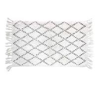 Douceur d'Intérieur Tapis de bain Latika Blanc G