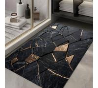 Tapis de bain lavable en diatomite pour sol de salle de bain absorbe l'eau rapidement et sèche en peu de temps avec dos stable (40 x 60 cm, 18)