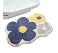 Tapis de bain - Lavable en machine - Doux et absorbant - Brosse de sol élégante pour la maison, accessoires de douche pour hôpitaux, hôtels, dortoirs