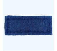 HOMESCAPES Tapis de Bain Long en Coton - Grand 40x100 cm - Bleu Marine