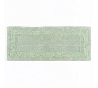 HOMESCAPES Grand Tapis de Bain de Luxe 1600 g/m² Extra Doux 100% Coton réversible, antidérapant, Lavable, Super Absorbant, séchage Rapide, 40 x 100 cm, Vert Sauge