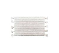 Douceur d'intérieur - Tapis de bain Manteca en coton tufté - 50 x 80 cm - Blanc - Manteca Douceur d'intérieur Blanc G