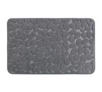 Tapis de bain Memory Foam Pebbles gris, 50 x 80 cm WENKO