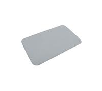 tapis de bain microfibre 45*75cm vitamine gris clair